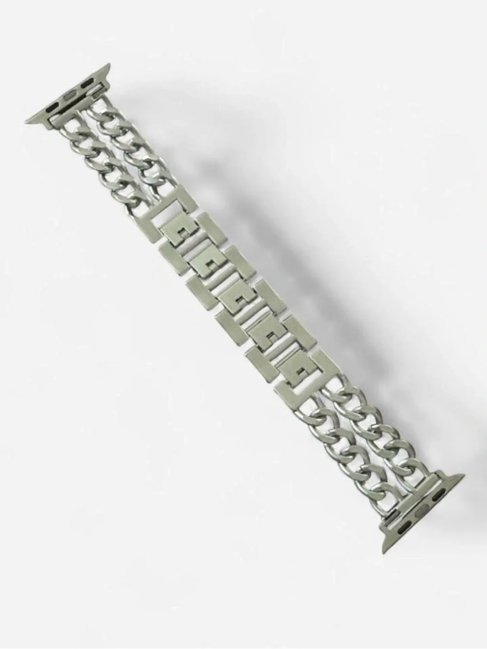 Silver Metal Link Watch Band for Apple Watch 42mm